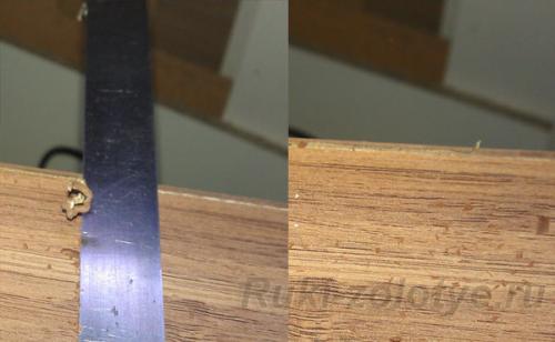 Кромка ПВХ 2 мм своими руками. Кромление 2 мм кромкой с помощью фена