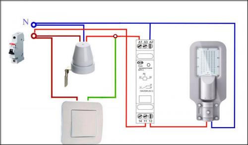 Схема подключения датчика света день-ночь. Схема подключения