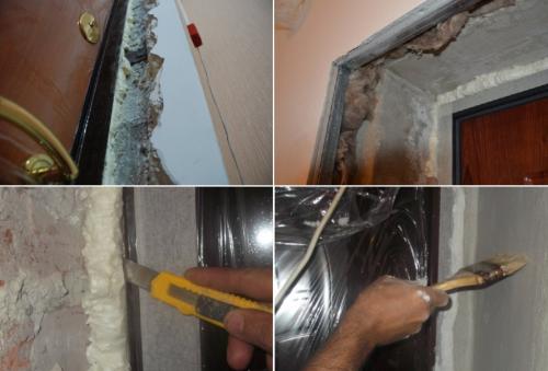 Отделка входной двери внутри квартиры. Отделка откосов входной двери: используемые материалы, технологии и особенности процесса