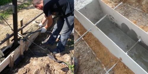 Из чего сделать опалубку для забора. Делаем опалубку для забора своими руками