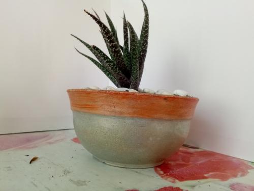 Горшки для цветов из цемента. Как делать цементные горшки