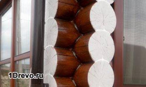 Как выбрать краску для оцилиндрованного бревна, расположенного внутри. Типы окрашивающих и защитных составов