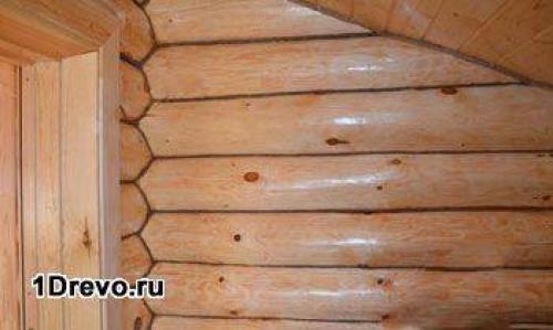 Как выбрать краску для оцилиндрованного бревна, расположенного внутри. Типы окрашивающих и защитных составов