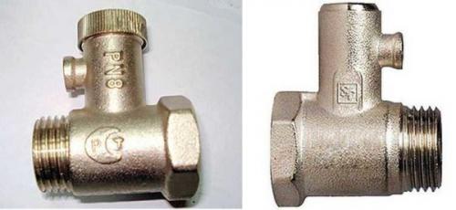 Клапан сброса давления для бойлера. Виды и разновидности