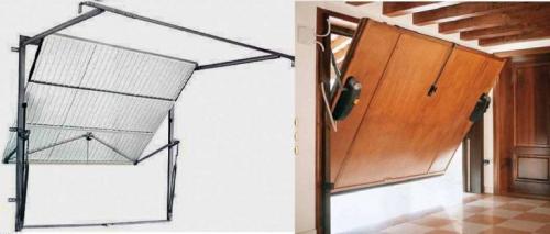 Проем гаражных ворот. Виды гаражных ворот