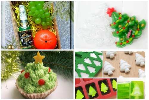 Как сделать мыло в домашних условиях без мыльной основы. Что понадобится для создания Новогоднего мыла