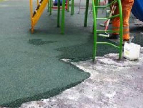 Каучуковая крошка для детских площадок. Область использования 07