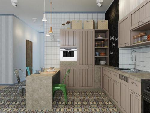 Чем лучше отделать кухню. Отделка стен в экологичном стиле 09 Чем лучше отделать кухню. Отделка стен в экологичном стиле 09