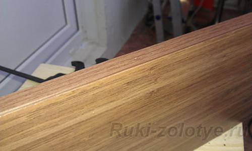 Как клеить кромочную ленту феном. Кромление 2 мм кромкой с помощью фена