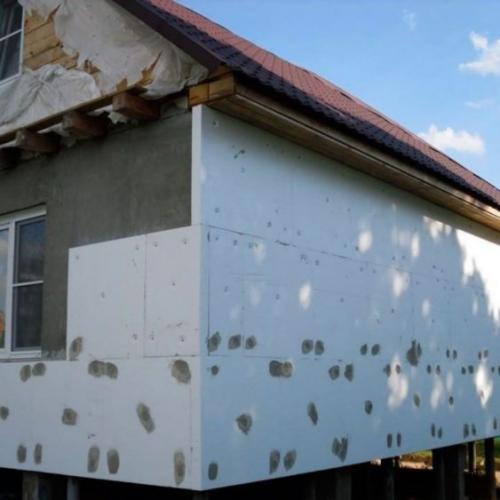 Правильное утепление стен пенопластом. Внешнее утепление стен пенопластом