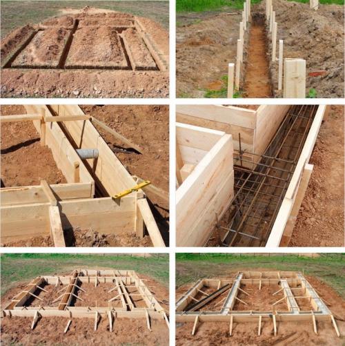 Опалубка для фундамента виды. Опалубка для фундамента — 110 фото постройки и укрепления конструкции своими руками