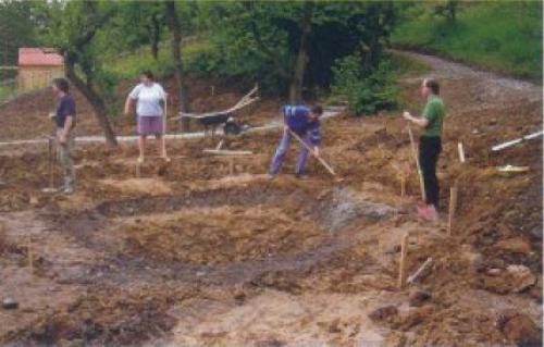 Какие инструменты необходимы для рытья и формирования пруда. Устройство пруда. Рытье котлована