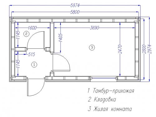 Бытовка своими руками чертеж. Каркас бытовки своими руками: пошаговая инструкция