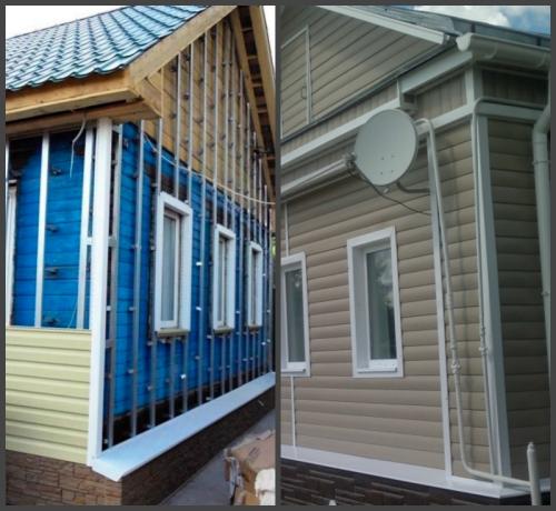 Как обновить фасад старого деревянного дома. Обновление фасада сайдингом