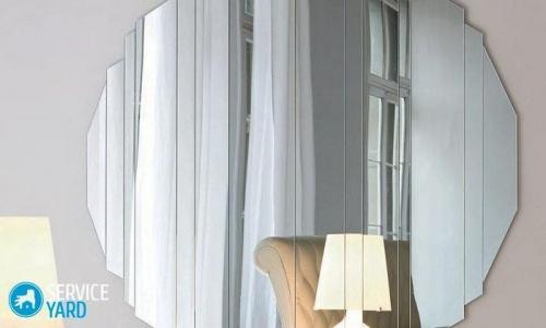 Зеркало повесить на стену. Способы крепления зеркала на стену 11