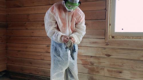 Обработка деревянного дома снаружи. Средства для обработки внутри дома 07