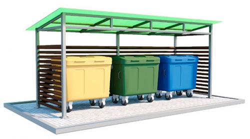 Устройство контейнерной площадки для мусора. Архитектурные требования к контейнерным площадкам для мусора