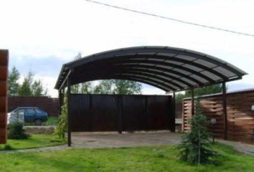 Покрытие для парковки на даче. Заезд для машины: сток воды 01