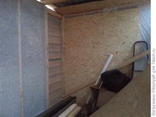 Нужно ли проводить внутреннюю отделку каркасного сарая. Отделка стен сарая ОСП