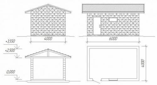 Как правильно подобрать размеры сарая в зависимости от его назначения. Схемы и чертежи сараев