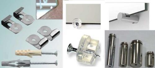 Профиль для крепления зеркала к стене. Держатели для зеркал и способы установки