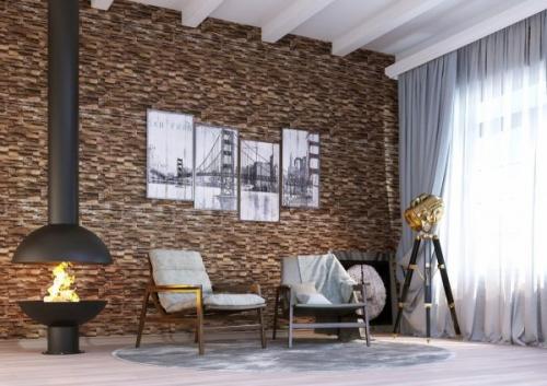 Отделка стен панелями под кирпич. Способы отделки помещения стеновыми панелями под кирпич