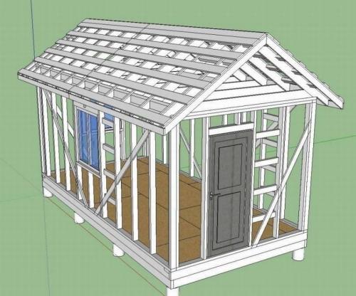 Построить сарай из старых досок: пошаговая инструкция для начинающих 07 Построить сарай из старых досок: пошаговая инструкция для начинающих 07