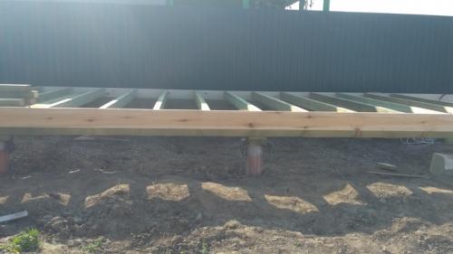 Какой фундамент лучше всего подойдет для хозблока 8х3. Простой фундамент для каркасного хозблока