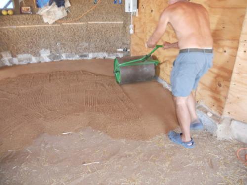 Пол в гараже дешево. Как сделать земляной пол