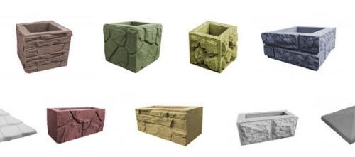 Декоративные блоки для забора. №4. Декоративные бетонные блоки для забора