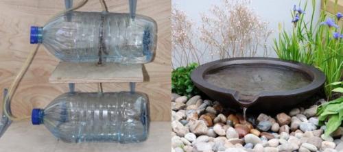 Водопад своими руками без насоса. Как сделать фонтан без насоса своими руками