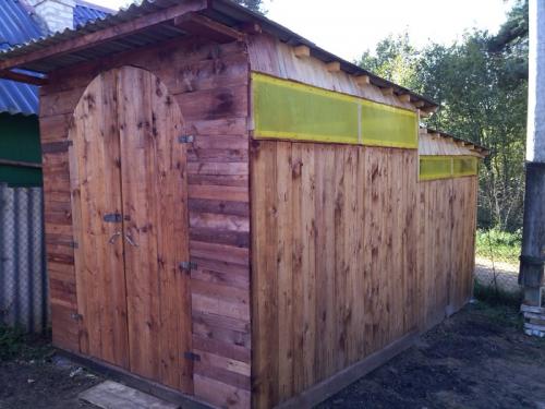 Можно ли построить компактный сарай с чердаком или вторым уровнем. Двухуровневый сарай.