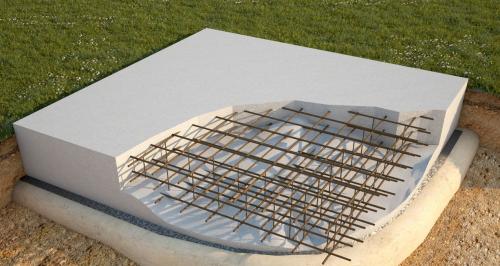 Армирование фундамента сеткой. Армирование
монолитного фундамента
