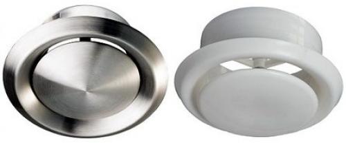 Вытяжной анемостат. Разновидности