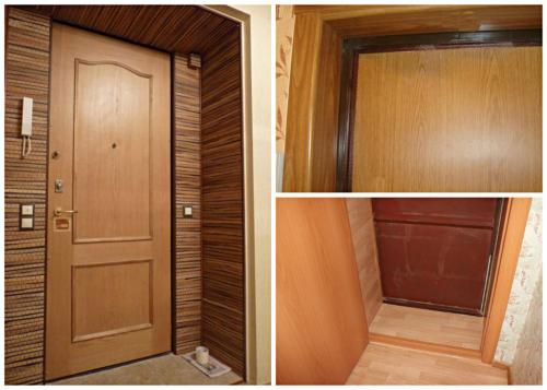 Отделка откосов входной двери изнутри. Самые популярные варианты отделки откосов входной двери изнутри