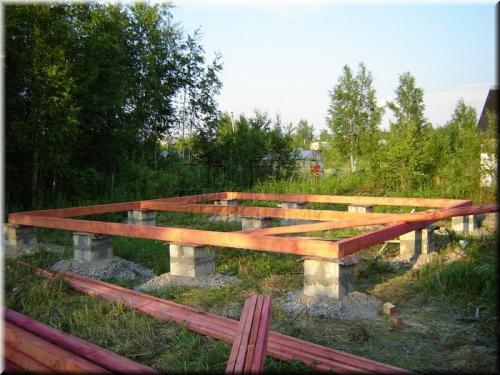 Столбчатый фундамент расстояние между столбами. Особенности столбчатого основания