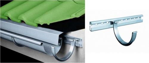 Варианты установки водостоков на готовую крышу. Варианты крепления водосточной системы на готовую крышу