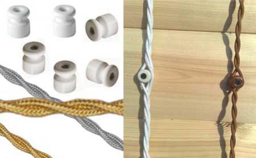 Открытая электропроводка в деревянном доме. №3. Открытая проводка в деревянном доме