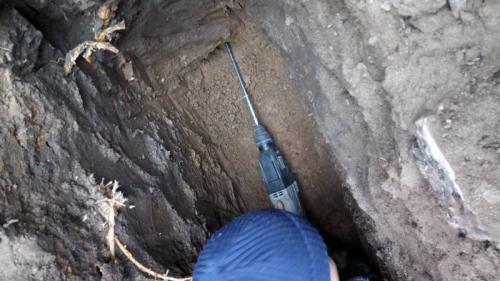 Самодельный земляной бур из Строительного миксера. Небольшое буровое изобретательство (вдруг кому поможет).