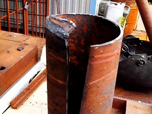 Бур для земли своими руками. Изготовление бура из трубы