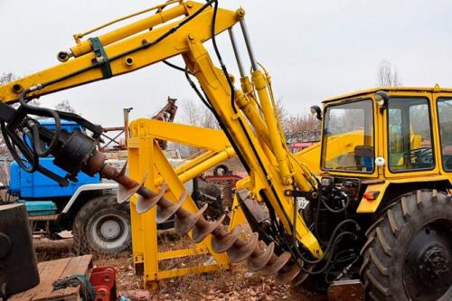Бур на минитрактор своими руками. Функциональность тракторного ямобура