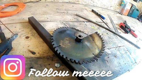 Садовый бур из стёртого алмазного круга. Пошаговая инструкция по изготовлению садового бура