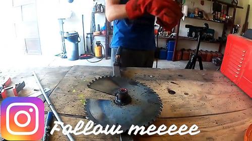 Садовый бур из стёртого алмазного круга. Пошаговая инструкция по изготовлению садового бура