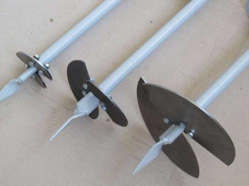 Самодельный бур из трубы. Ножи и способ из крепления