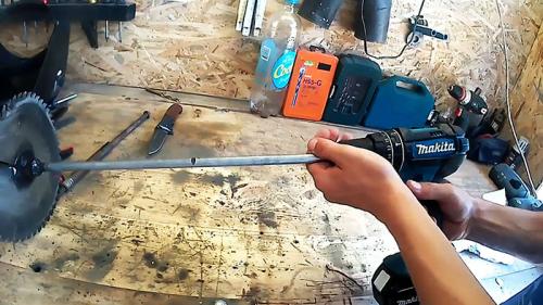 Садовый бур из стёртого алмазного круга. Пошаговая инструкция по изготовлению садового бура