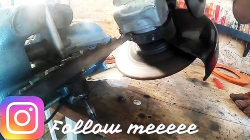 Садовый бур из стёртого алмазного круга. Пошаговая инструкция по изготовлению садового бура