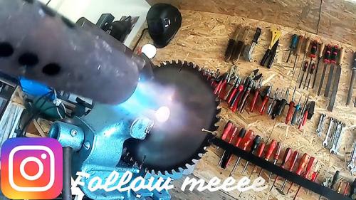 Садовый бур из стёртого алмазного круга. Пошаговая инструкция по изготовлению садового бура