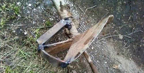 Самодельный земляной бур. Ножи и способ из крепления