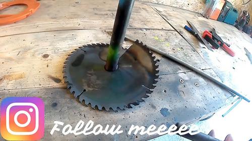 Садовый бур из стёртого алмазного круга. Пошаговая инструкция по изготовлению садового бура