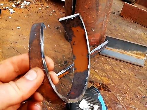 Самодельный бур из трубы. Изготовление бура из трубы